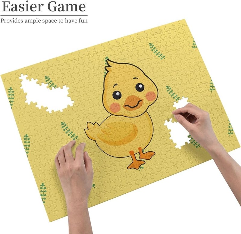 لغز بازل كرتون بطة فايا 500 قطعة للكبار ديكور منزلي هدية 20.4 × 15 - Image 3